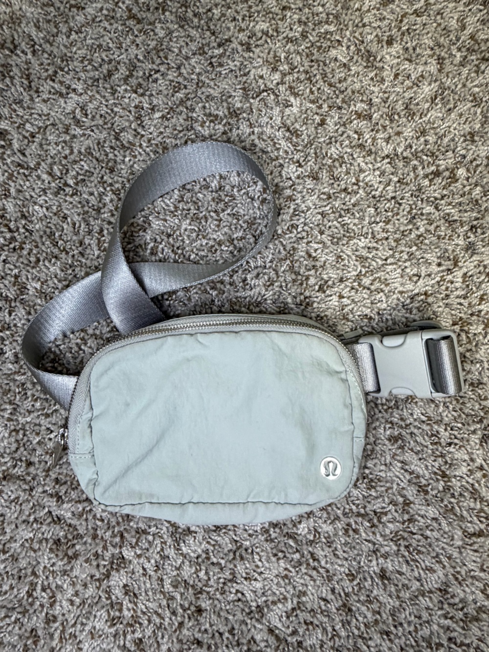 Lululemon Light Gray Belt Bag